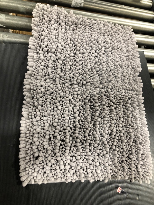 Photo 1 of 24" X 17" BATHROOM RUG- GRAY