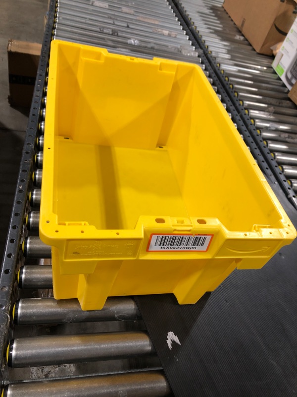 Photo 1 of 24" X 16" X 10.5IN YELLOW CONTAINER- NO LID