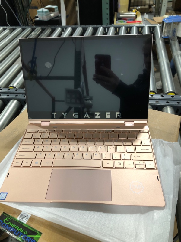 Photo 2 of Intel® Core™ i5-8250U, 16GB RAM and 512GB SSD, 13.3 Inches Tygazer Thin Touch Screen Laptop and Backlit Keyboard-PINK- COMES WITH CHARGER