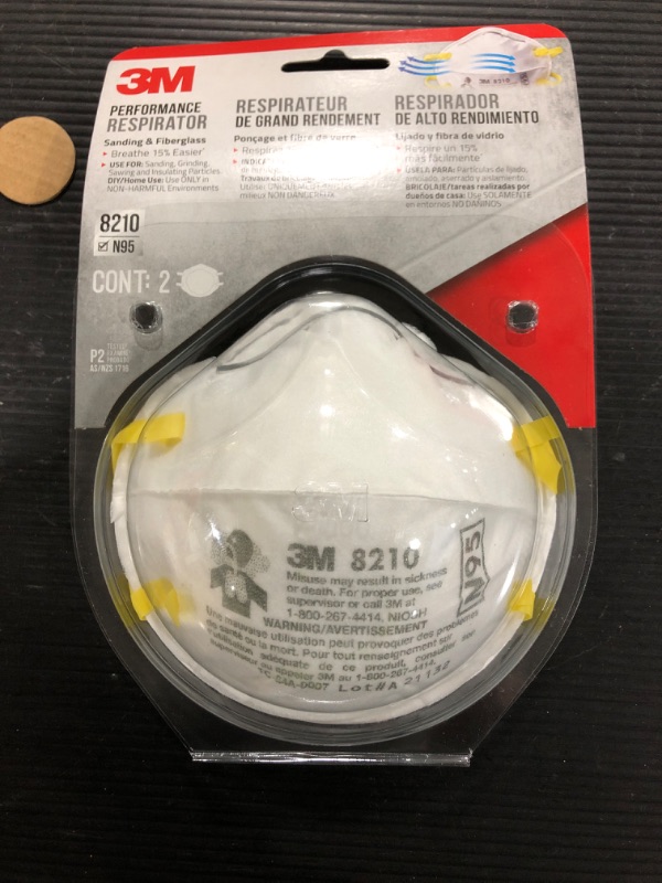 Photo 1 of 3M Paint Sanding Respirator, 2/Pack
