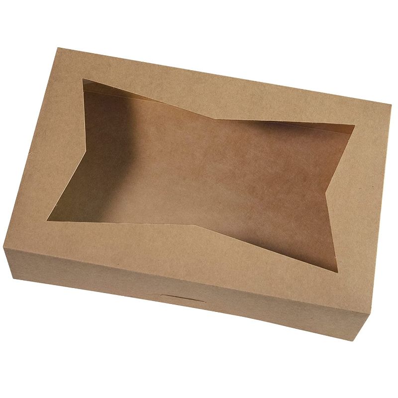 Photo 1 of 15-Pack Brown Pastry Bakery Box 12x8x3inch,Large Donuts (2 PACKS)