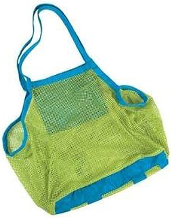 Photo 1 of 2 PACK Beach Mesh Tote Bag - Yookat Beach Toys/ Shell Bag Stay Away from Sand for the Beach, Pool, Boat - Perfect for Holding Childrens' Toys (Xl Size)

