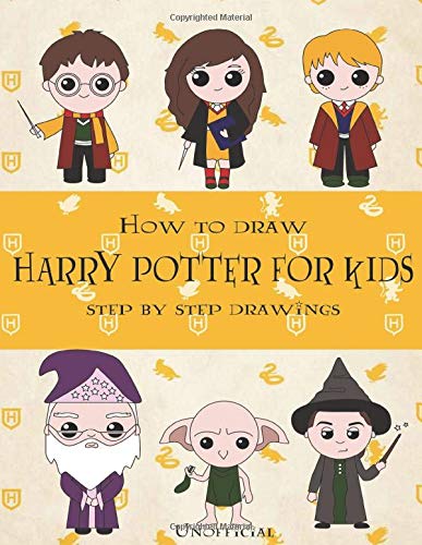 Photo 1 of 2 pack How To Draw Harry Potter Step By Step Drawings!: Harry Potter Drawing and Coloring Book