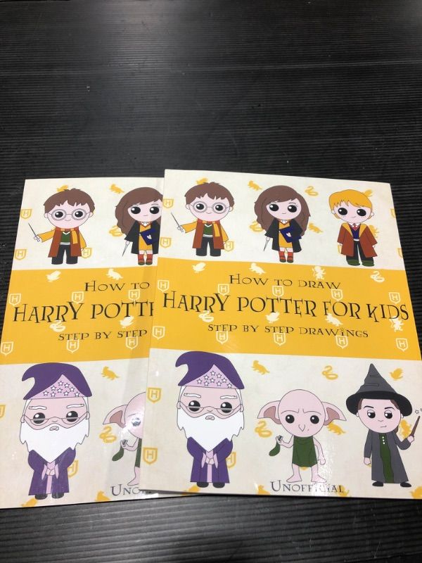 Photo 2 of 2 pack How To Draw Harry Potter Step By Step Drawings!: Harry Potter Drawing and Coloring Book