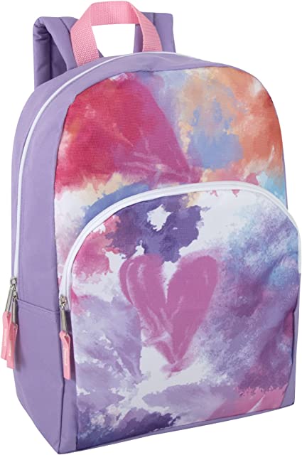 Photo 1 of 15 Inch Backpack for Boys Girls, Kids Backpacks for Preschool, Kindergarten, Elementary with Adjustable Padded Straps (Color Splash Soiree)