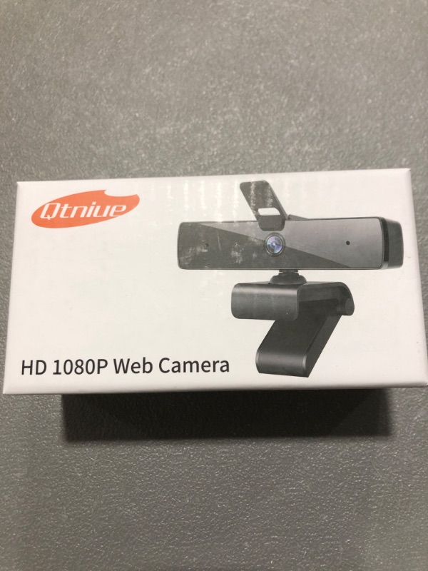 Photo 2 of Qtniue Webcam with Microphone and Privacy Cover, FHD Webcam 1080p, Desktop or Laptop and Smart TV USB Camera for Video Calling, Stereo Streaming and Online Classes