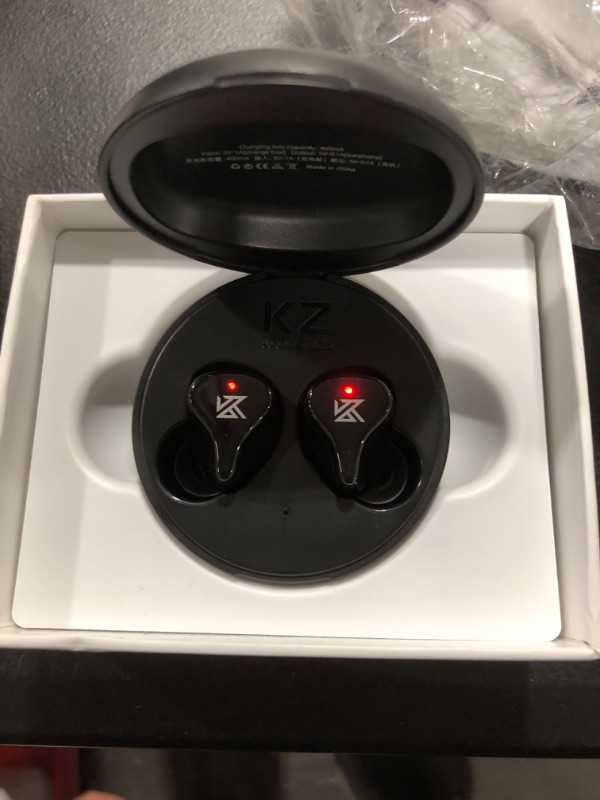 Photo 2 of Decor Store 2Pcs KZ Z1 In-Ear Wireless Bluetooth-compatible 5.0 Earphones Touch Control Stereo Sport Earbuds
