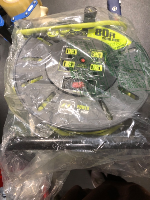 Photo 2 of Masterplug OLA801114G4SL-US 80FT Large Cord Reel