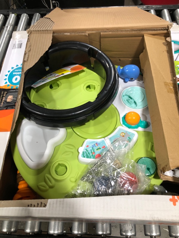 Photo 1 of Bright Starts Around We Go 2-in-1 Walk-Around Activity Center & Table, Tropic Cool