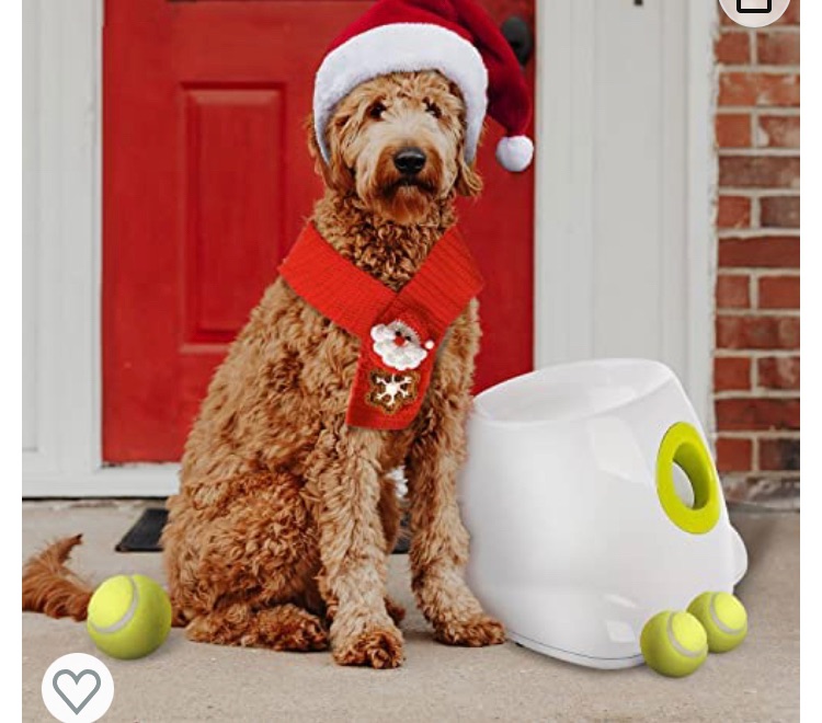 Photo 1 of AFP Automatic Ball Launcher Dog Ball Thrower Machine Interactive Hyper Fetching Toy for Large Dogs, 3 Tennis Balls Included?2.5 inch?