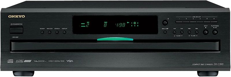 Photo 1 of Onkyo DXC390 6 Disc CD Changer,Black