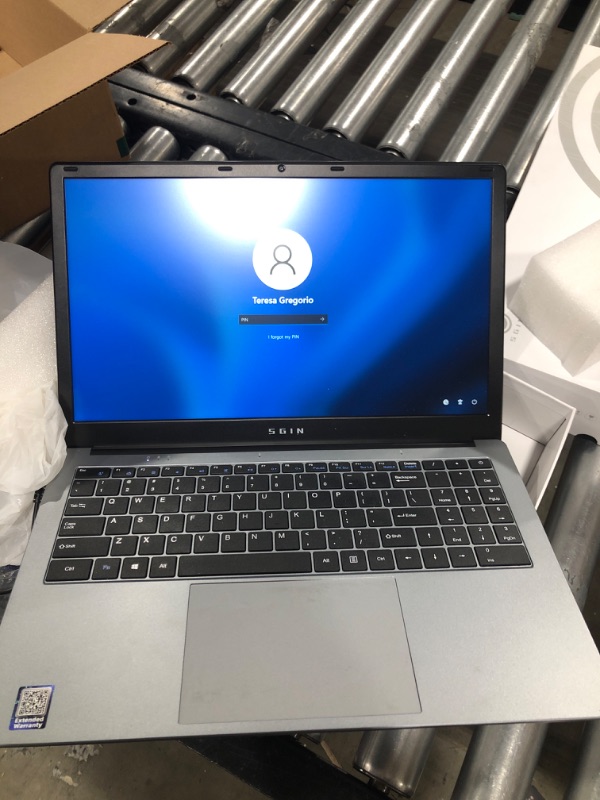 Photo 1 of SGIN Laptop 15.6 Inch Laptops 4GB RAM 128GB ROM SSD Windows 11 Laptops with Intel UHD Graphics 600, 2.8Ghz Intel Celeron N4020C, Mini HDMI, WiFi, Webcam, USB3.0, Bluetooth 4.2