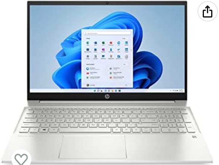 Photo 1 of HP Pavilion 15.6" FHD IPS Touchscreen Premium Laptop | 11th Gen Intel Core i5-1135G7 | Intel Iris Xe Graphics | 12GB RAM | 256GB SSD | WiFi | HDMI | Windows 10 | Silver