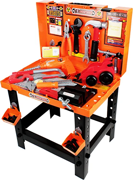 Photo 1 of Boley Builders - Construction Workbench and Toy Tools Set