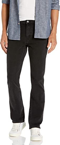 Photo 1 of Amazon Essentials Mens Slim-Fit Stretch Bootcut Jean
36w x 29l washed black 