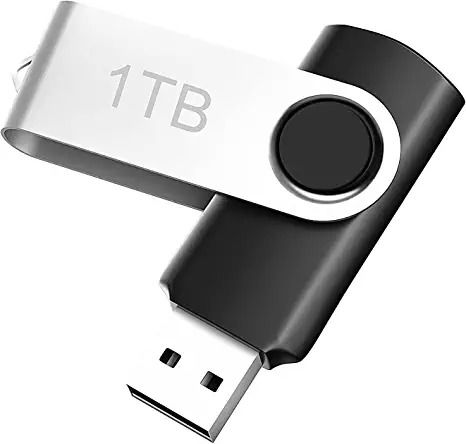 Photo 1 of USB 3.0 Flash Drive 1TB, SXINDE Ultra High Speed ??Flash Memory Stick 1000GB Compatible with Computer/Laptop, Portable Metal Thumb Drive 1TB with Rotated Design - Read and Write Speeds up to 60Mb/s