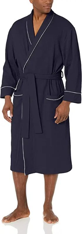 Photo 1 of Amazon Essentials Men's Waffle Shawl Robe