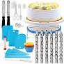 Photo 1 of 106 Pcs Cake Decorating Equipment, Professional Cake Decorating Set Cupcake Decorating Kit Baking Supplies with Nonslip Turntable Stand for Cake DIY Tools