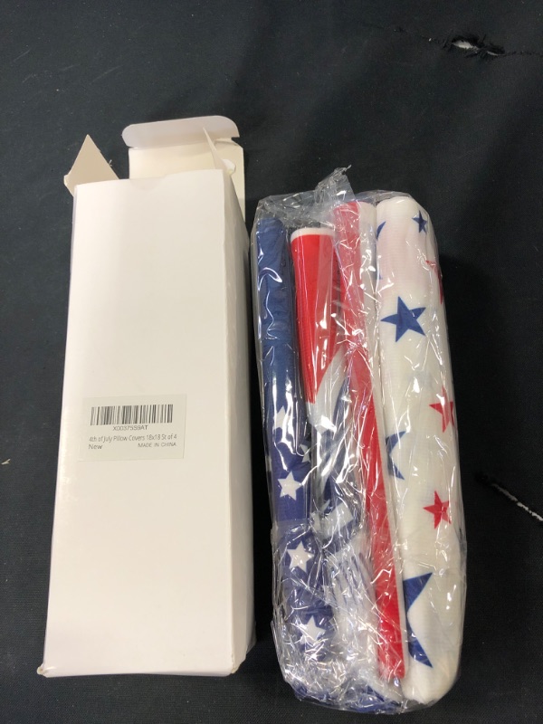 Photo 1 of 4th of July pillow covers 18X18 set of 4 