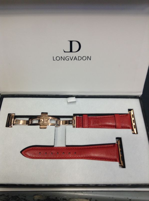 Photo 1 of LONGVADON WOMENS CLASSIC SERIES WATCH BAND COMPATIOABLE WITH ALL WATCH SERIES SIZE M 