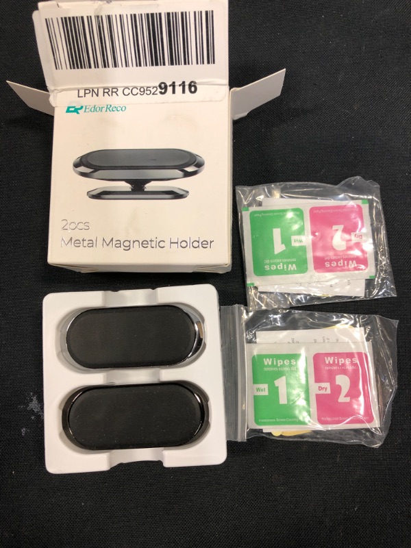 Photo 1 of 2 Pack Metal Magnetic Phone Holder for Car [ 2022 Upgrade 8X N52 Magnets] Strong Magnet Car Mount, One Second Put and Take & Dashboard 360° Rotation, Fit with iPhone and All Smartphone