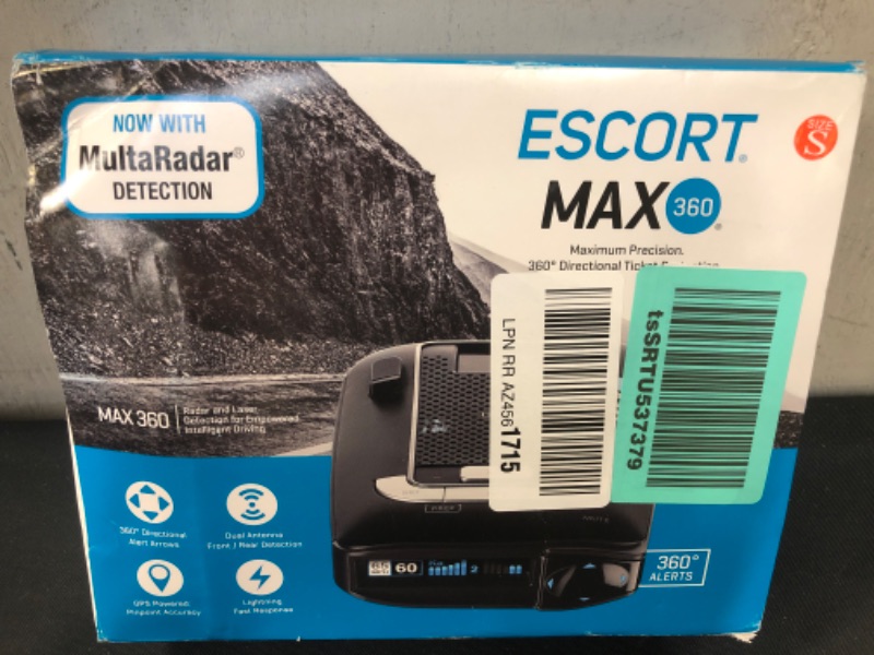 Photo 5 of Escort Max 360 Radar Detector (Black) (578678)