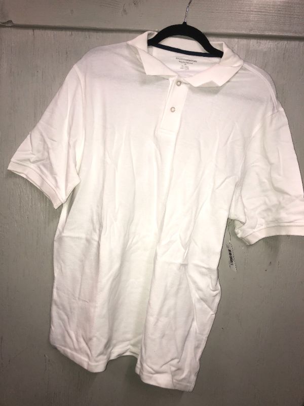 Photo 1 of Amazon Essentials Men's Regular-fit Cotton Pique Polo Shirt SIZE MEDIUM 