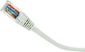 Photo 1 of Legrand - On-Q CAT 5e Patch Cable, 10Gbps Ethernet Speed, Computer Networking Cord/Data Cable, 50-foot, AC3550WHV1

