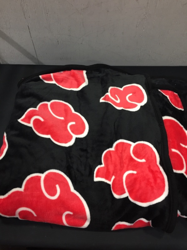 Photo 1 of BLACK, RED AND WHITE BLANKET