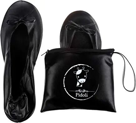 Photo 1 of Ballet Flats Shoes -Women's Foldable Portable Travel Roll Up Shoes with Pouch
