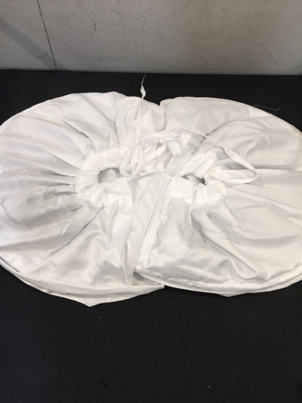 Photo 2 of 1791's lady Women's Petticoat Panier Hoop Skirt for Rococo Dress (White)