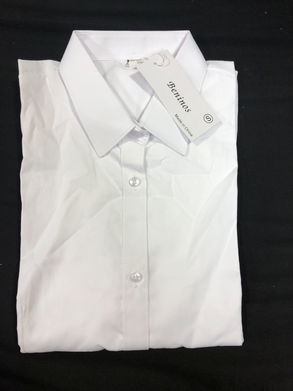 Photo 1 of Beninos Women's Formal Work Wear White Simple Shirt SZ 39