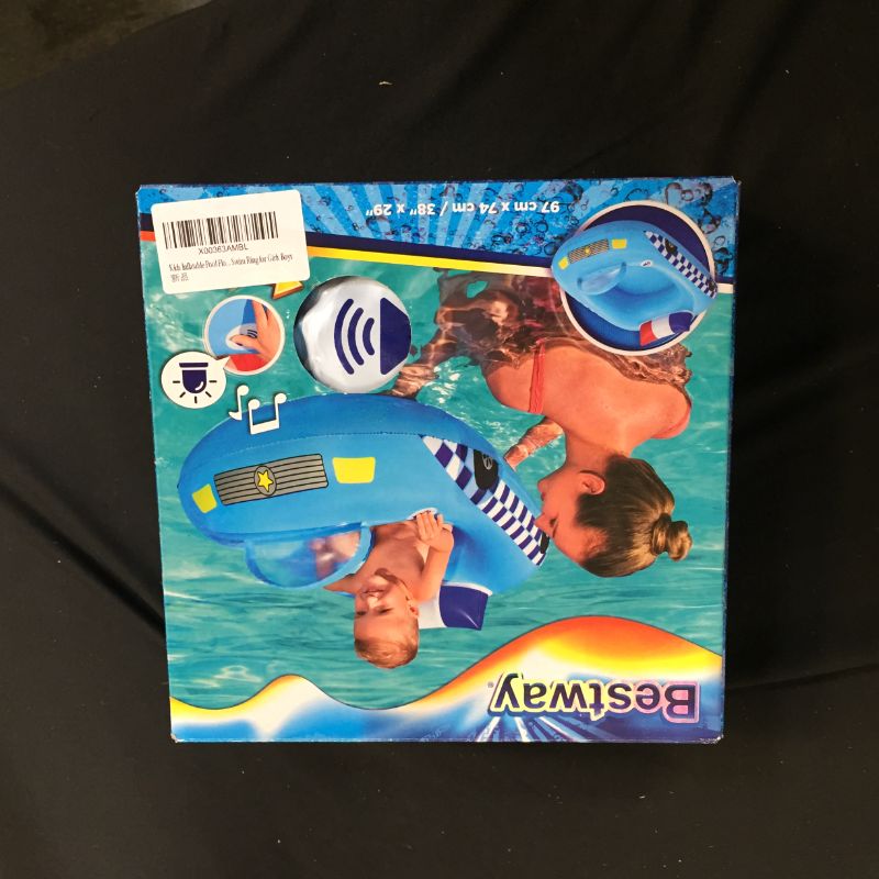 Photo 1 of  Funspeakers Police Car Baby Boat Pool/Water/Beach Float