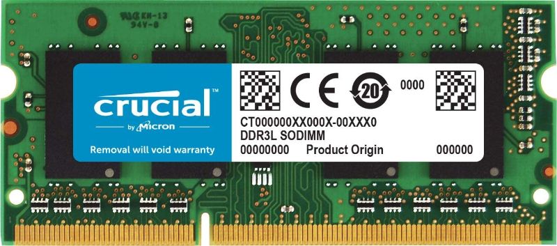 Photo 1 of Crucial 4GB DDR3/DDR3L 1066 MT/s (PC3-8500) SODIMM 204-Pin Memory For Mac - CT4G3S1067M
