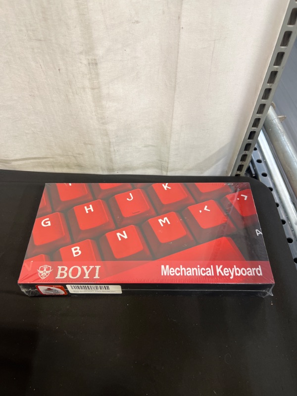 Photo 2 of BOYI Wired 60% Mechanical Gaming Keyboard,Mini RGB Cherry MX Switch PBT Keycaps NKRO Programmable Type-C Keyboard for Gaming and Working (Black Red Rose Color,Cherry MX Red Switch)
, FACTORY SEALED 