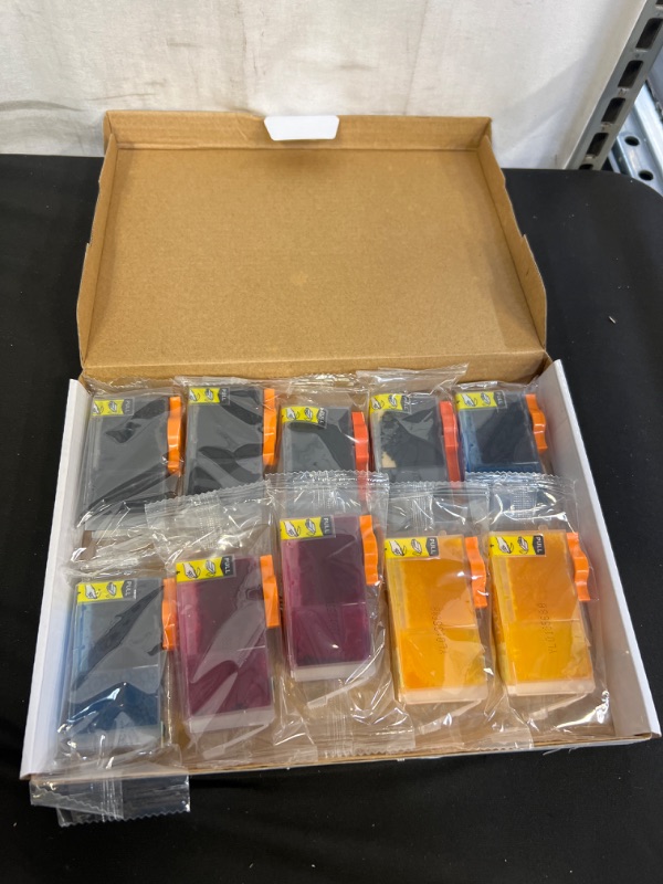 Photo 1 of Bigger Compatible Ink Cartridge Replacement for HP 564 XL use for DeskJet 3520 3522 Photosmart 7520 6520 5520 7525 5514 7510 OfficeJet (2 Black, 2 Photo Black, 2 Cyan, 2 Magenta, 2 Yellow, 10-Pack)
