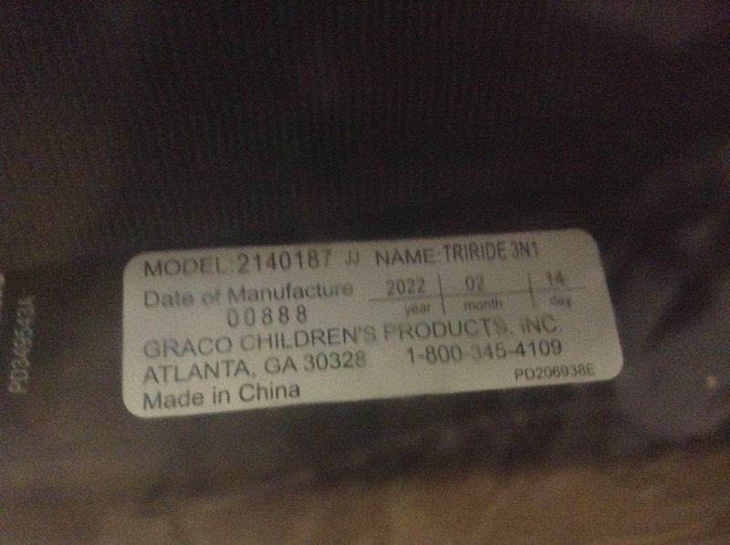 Photo 5 of Graco TriRide 3 in 1 Car Seat | 3 Modes of Use from Rear Facing to Highback Booster Car Seat, Clybourne
