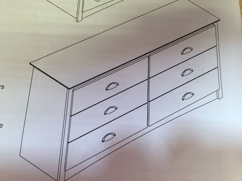 Photo 1 of 6 drawer cabinet