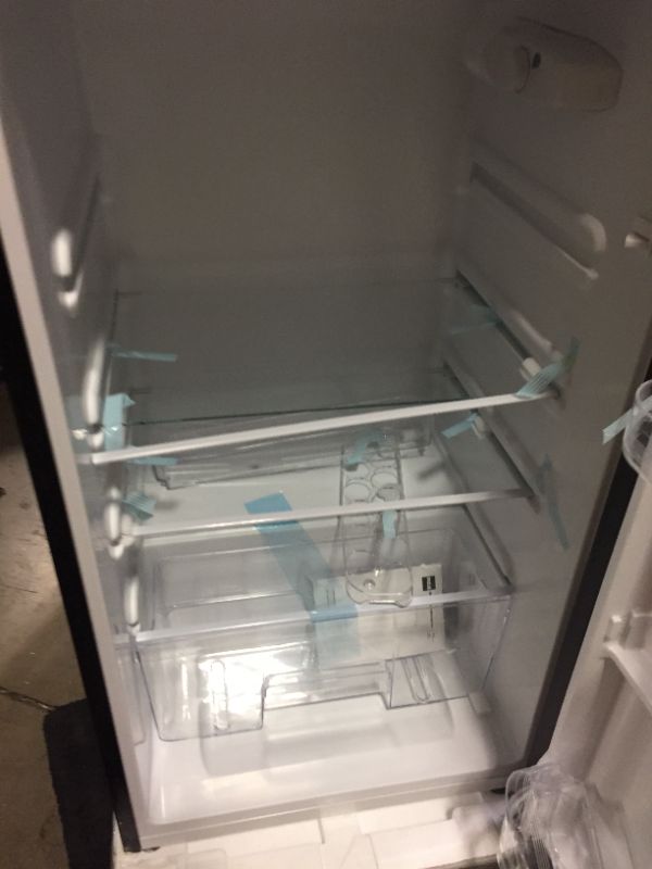 Photo 11 of 7.5 cu. ft. Refrigerator with Top Freezer in Stainless Look, No Box Packaging, Item is New, Item gets Cold