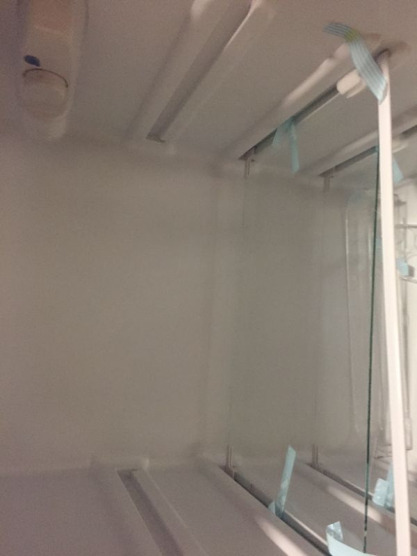 Photo 1 of 7.5 cu. ft. Refrigerator with Top Freezer in Stainless Look, No Box Packaging, Item is New, Item gets Cold
