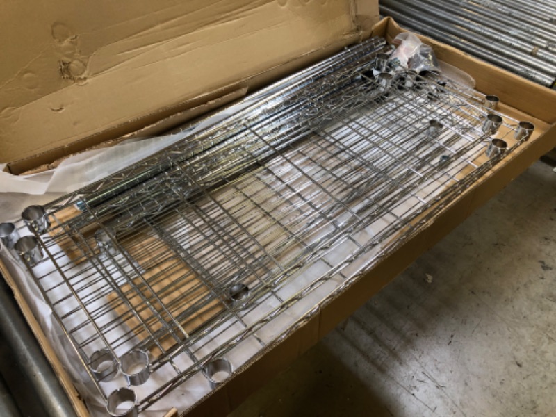 Photo 1 of 4 SHELF, METAL SHELVING UNIT 
LOOSE HARDWARE 