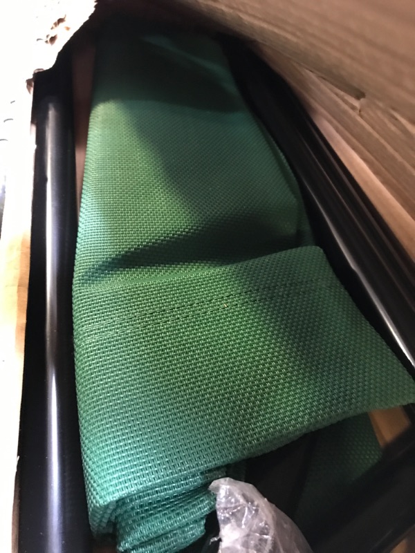 Photo 3 of AmazonBasics Elevated Cooling Pet Bed Green Large