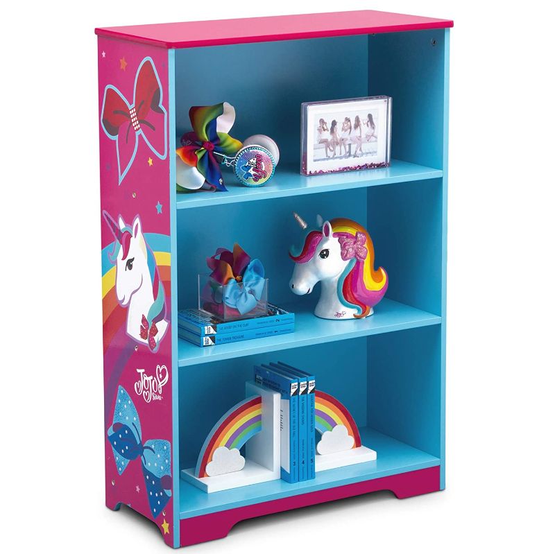 Photo 1 of Delta Children Deluxe 3-Shelf Bookcase - Ideal for Books, Decor, Homeschooling & More - Greenguard Gold Certified, JoJo Siwa
