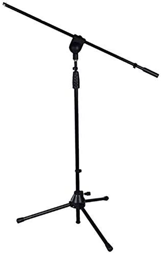 Photo 1 of LyxPro Microphone Stand Boom Arm Tilting Rotating Floor Podium Stage or Studio Strong Durable And Foldable Height 38.5"- 66" Extends Arm to 29 3/8" Comes With 3/8" and 5/8" mount Adapter
