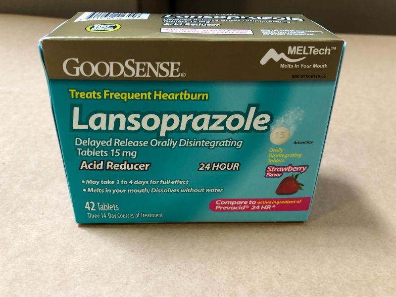 Photo 3 of GoodSense Lansoprazole Delayed Release Orally Disintegrating Tablets 15 mg---EXP DATE 10/2022