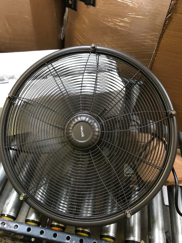 Photo 2 of NewAir, AF-600, Outdoor Misting Oscillating Pedestal Fan with Five Gentle Mist Nozzles, All Steel Construction, 600 Square Foot Effective Range
