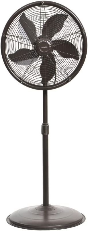 Photo 1 of NewAir, AF-600, Outdoor Misting Oscillating Pedestal Fan with Five Gentle Mist Nozzles, All Steel Construction, 600 Square Foot Effective Range
