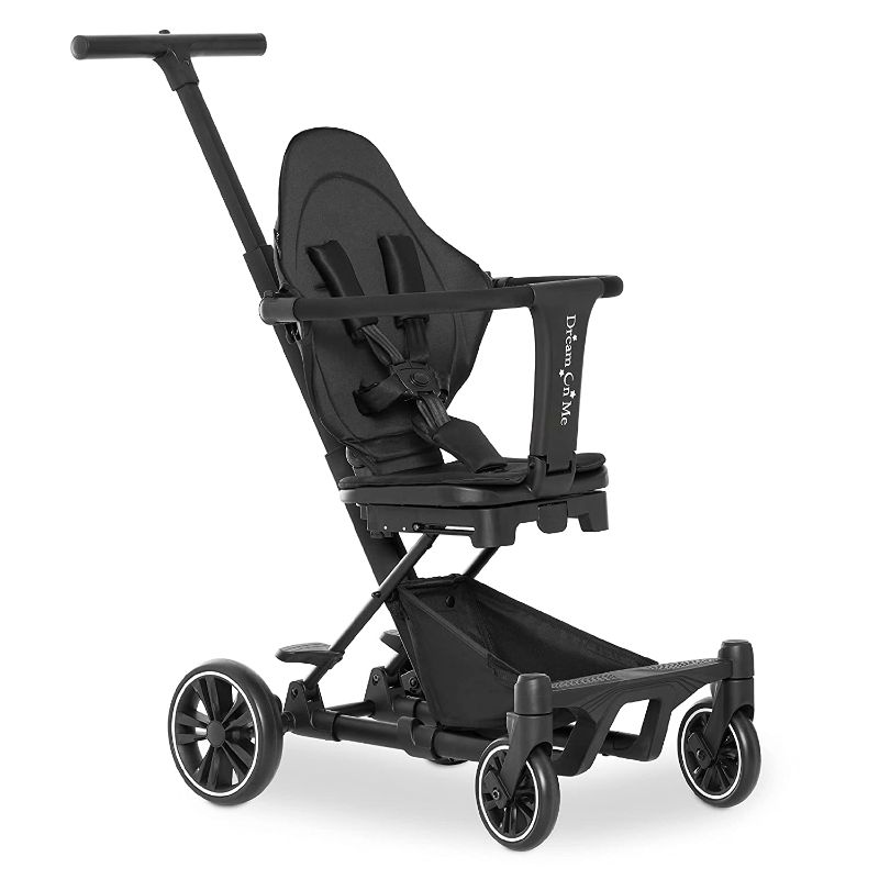 Photo 1 of Dream On Me Drift Rider Stroller in Black, Sturdy Design, 360 Angle Rotation, Compact Folding, Soft Ride Wheels