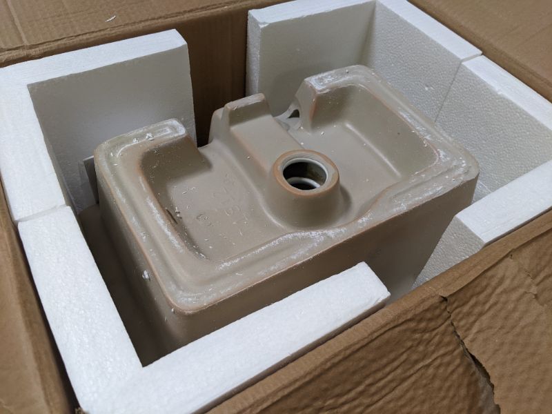 Photo 2 of 18 in. Undermount Bathroom Vessel Sink Modern Rectangle Porcelain Ceramic Lavatory Vanity Bathroom Sink in Pure White