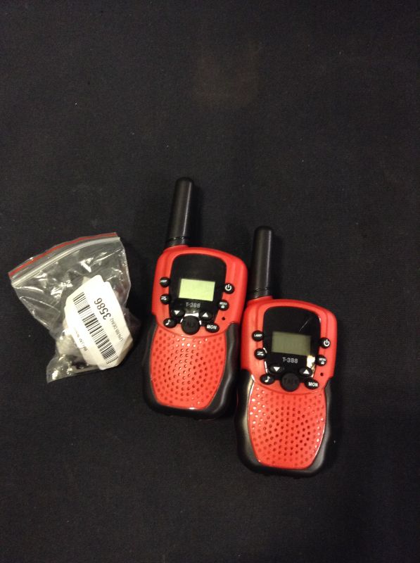 Photo 2 of Tepsmigo Walkie Talkie for Kids, Toys for 3 4 5 6 7 8 9 10 Year Old Boys Girls, 2Pack Kids Walkie Talkies - 22+99 Channels and Backlit LCD Flashlight, 3 Miles Range for Outside, Camping, Hiking
